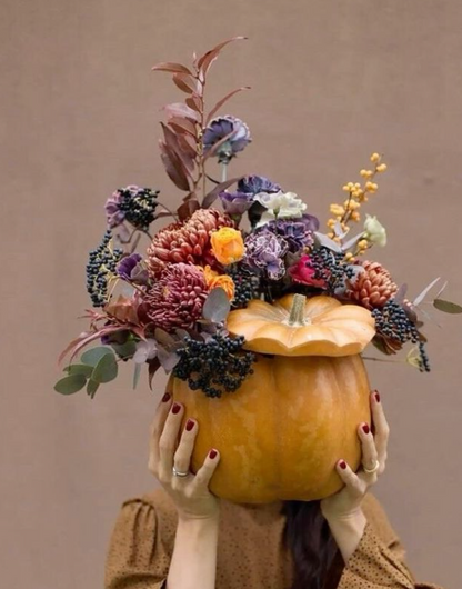 Hello Autumn - A Floral Pumpkin Workshop