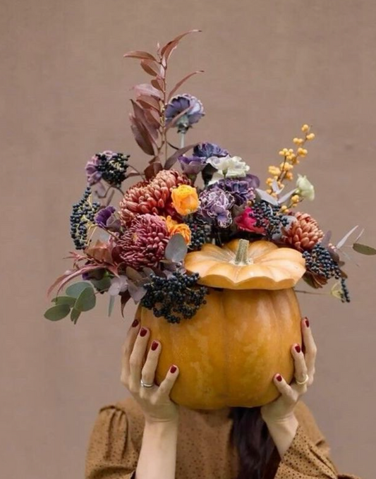 Hello Autumn - A Floral Pumpkin Workshop